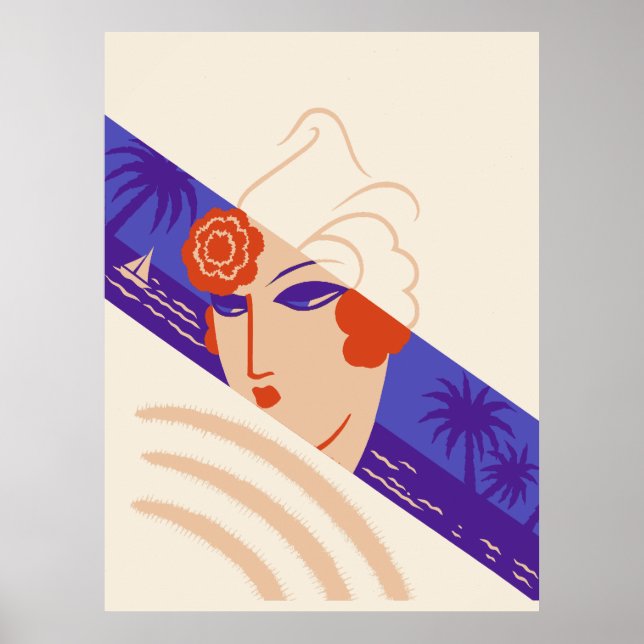 Affiche Erté - Stations d'hiver (Devant)