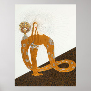 Affiche Erté - Suite de vertus célestes, rayonnement