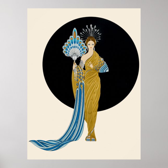Affiche Erté - Suite légendaire, Athena (Devant)