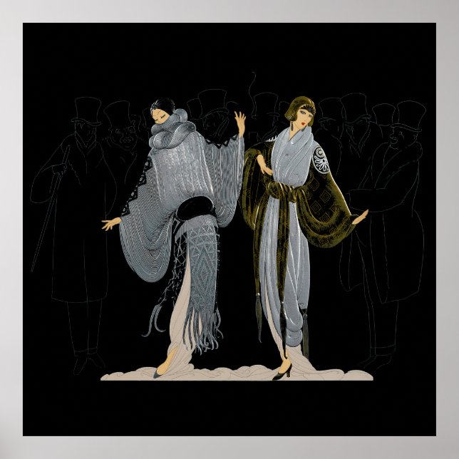 Affiche Erté - Suite Metropolis, Nuit d'ouverture (Devant)