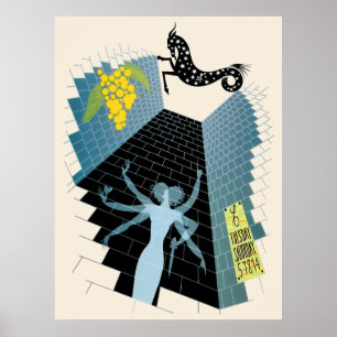 Affiche Erté - Suite Zodiac, Capricorn