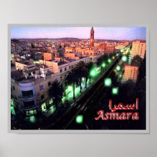 Affiche Erythrée - Nuit d'Asmara -