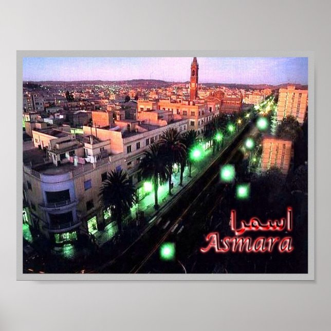 Affiche Erythrée - Nuit d'Asmara - (Devant)