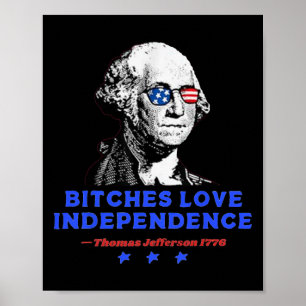 Affiche Es Amour Indépendance Drôle Pères Fondateurs 4