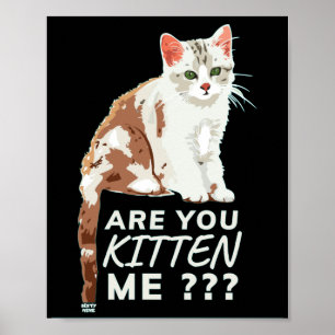 Affiche "ES-TU EN TRAIN DE ME FAIRE CUIRE" drôle, mignonne