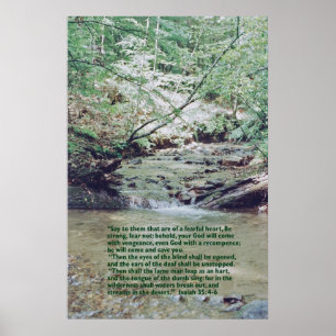 Affiche Ésaïe 35:4-6