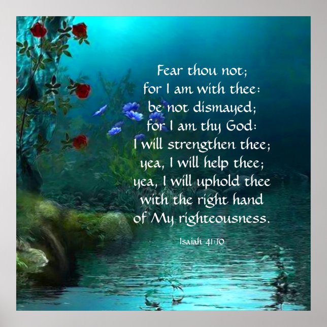 Affiche Ésaïe 41:10 (Devant)