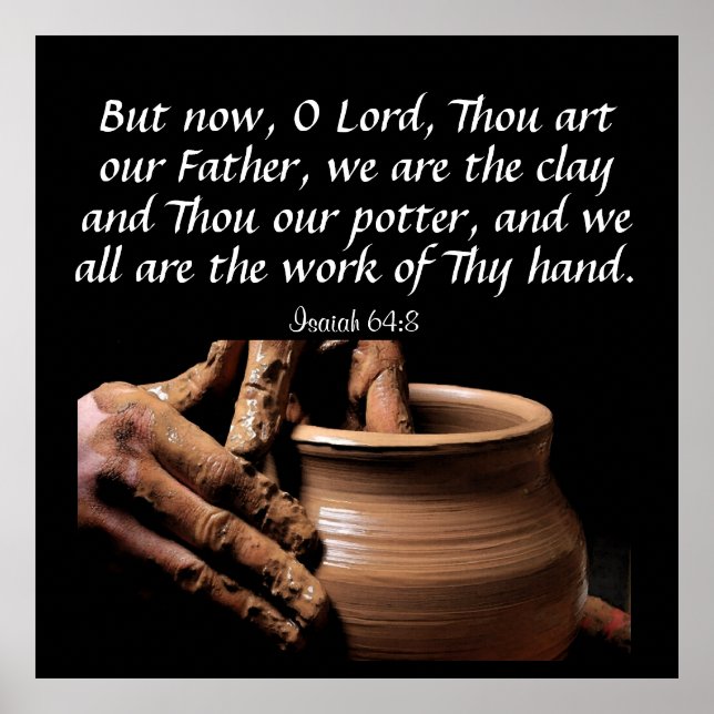 Affiche Ésaïe 64:8 (Devant)