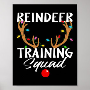 Affiche Escadrille d'entraînement de coureur de rennes de