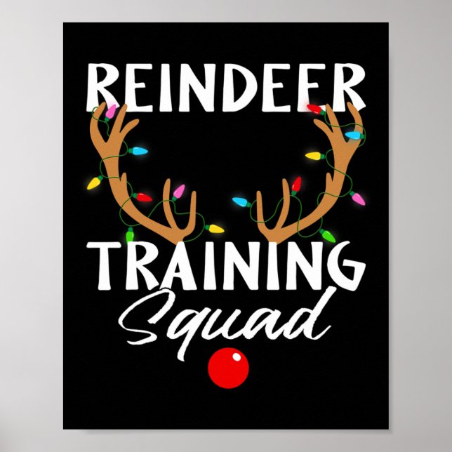 Affiche Escadrille d'entraînement de coureur de rennes de  (Devant)