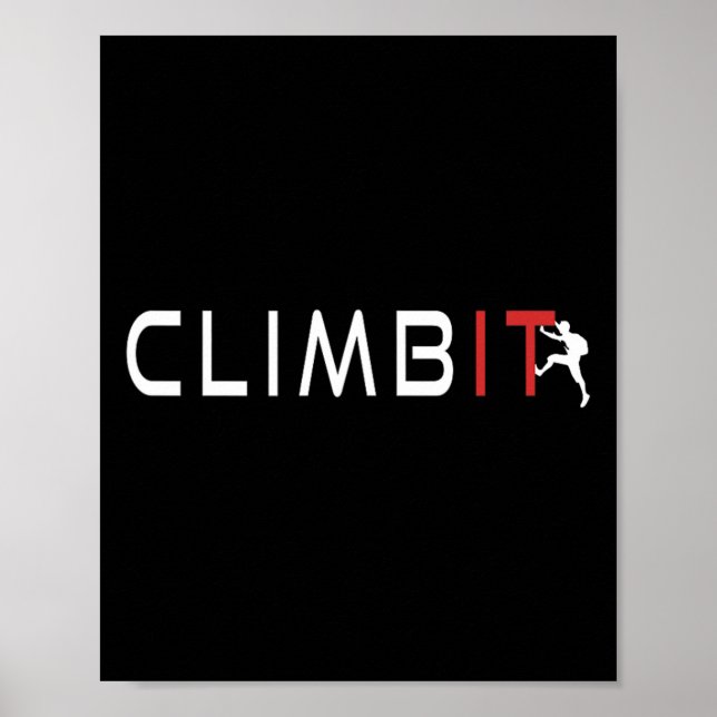 Affiche Escalade - Bloc - Grimper - Grimpeur  (Devant)