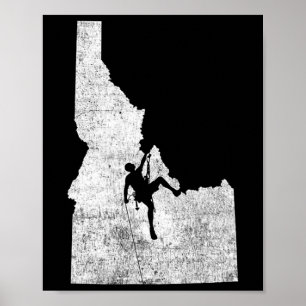 Affiche Escalade - Chemise d'escalade de l'Idaho