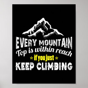 Affiche Escalade de montagne