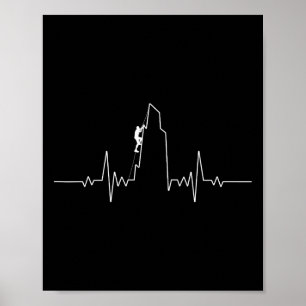 Affiche Escalade de roche cool pour hommes femmes montagne