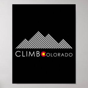 Affiche Escalade de rochers au Colorado - Escalade Colorad