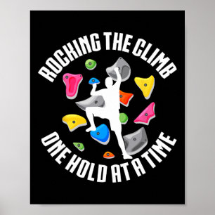 Affiche Escalade en salle Rocking The Climb