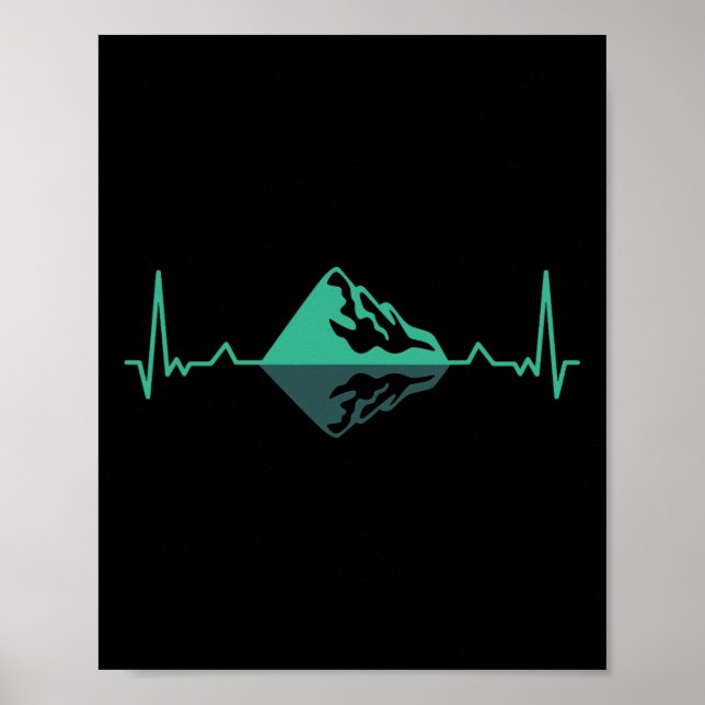 Affiche Escalade Grimpeur Bloc Aventure Montagne (Devant)