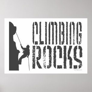 Affiche Escalade rock