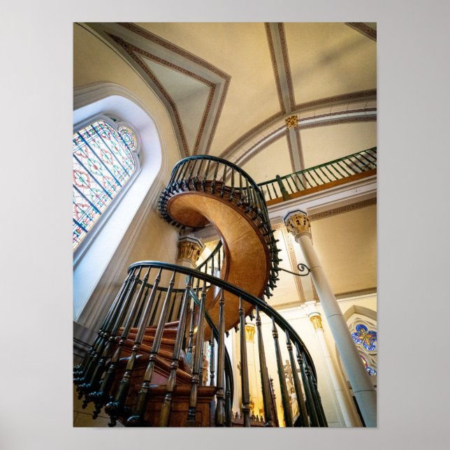 Affiche Escalier Miraculaire Chapelle Loretto Père Noël Fe (Devant)