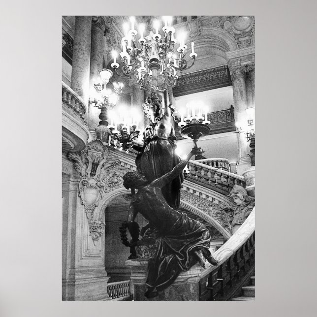 Affiche Escalier Opéra (Devant)