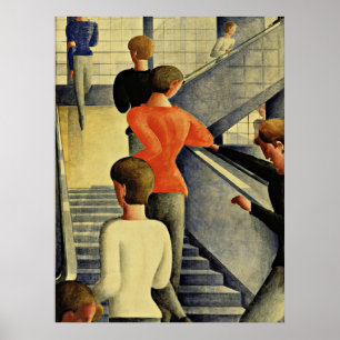 Affiche Escalier Schlemmer - Bauhaus