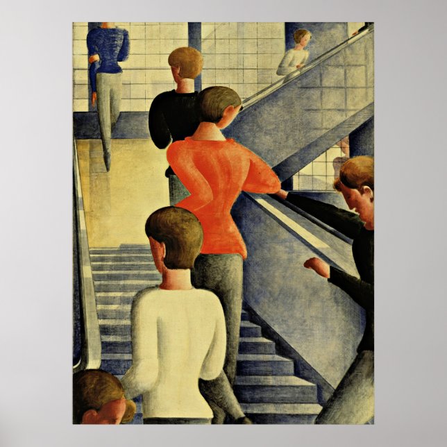 Affiche Escalier Schlemmer - Bauhaus (Devant)