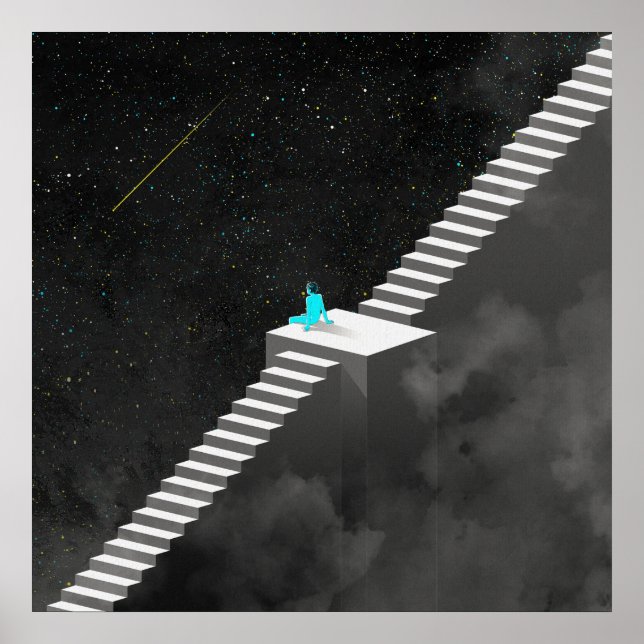 Affiche Escalier Vers Les Étoiles (Devant)