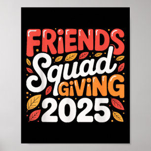 Affiche Escouade Amis Donnant 2025 Automne Automne Tombe R