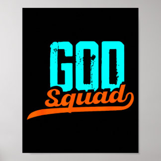 Affiche Escouade de Dieu _ religion jésus prière _ église