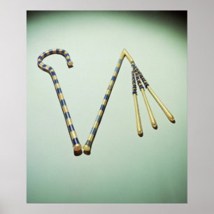 Affiche Escroc et fléau, de la tombe de Tutankhamun