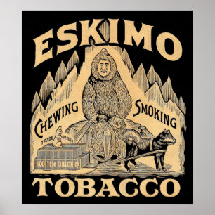 Affiche Eskimo Tobacco