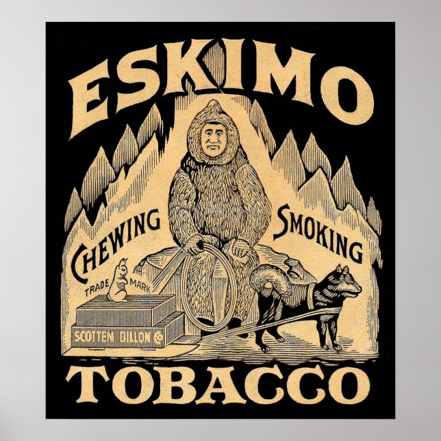 Affiche Eskimo Tobacco (Devant)