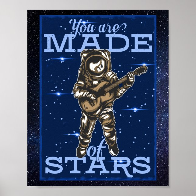 Affiche Espace Adorable Vous Êtes Fait D'Étoiles (Devant)