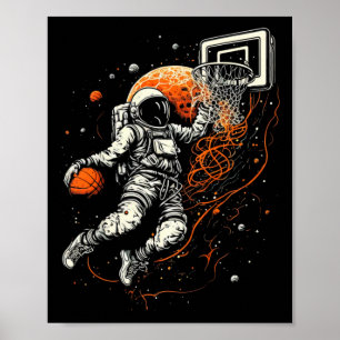Affiche Espace Cool Enfants Bysketbyll Avec Astronaut