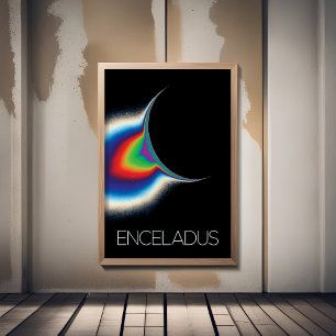 Affiche Espace Extérieur, Cosmos, Système Solaire, Lune En