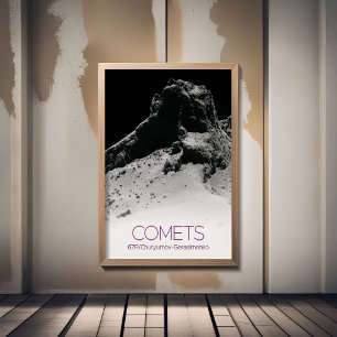 Affiche Espace Extérieur, Système Solaire, Cosmos, Comètes