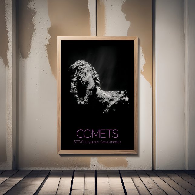 Affiche Espace Extérieur, Système Solaire, Cosmos, Comètes (Créateur téléchargé)