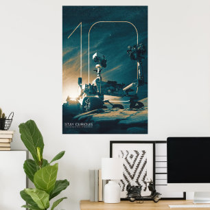 Affiche Espace extra-atmosphérique, Système solaire, 10 an