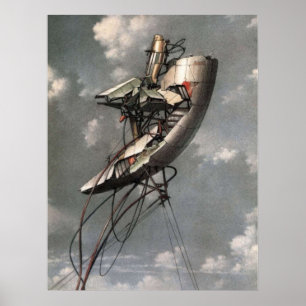 Affiche Espace fluide Lebbeus Woods