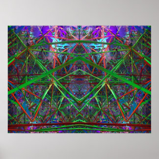 Affiche Espace géométrique Fibonacci