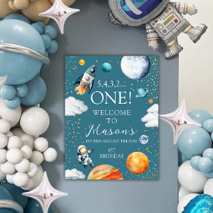 Affiche Espace ONE 1er Anniversaire Bienvenue