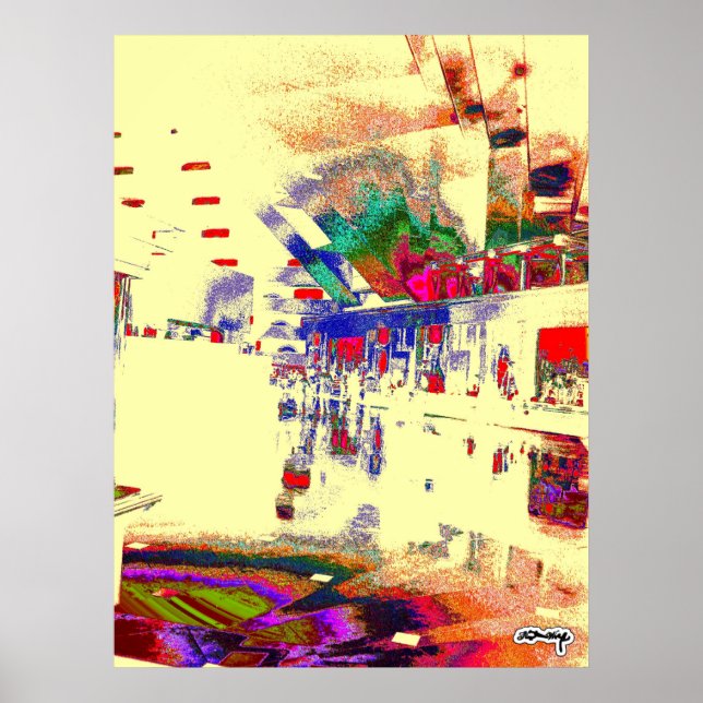 Affiche Espace shopping (Devant)