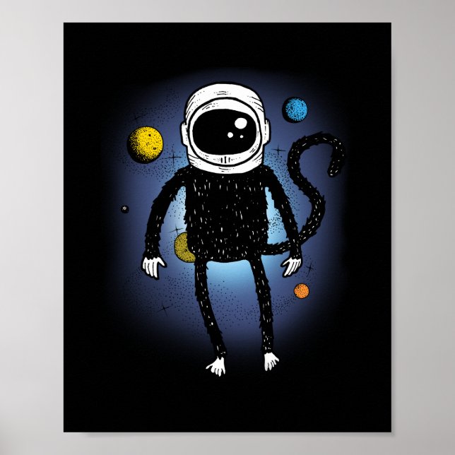 Affiche Espace singe (Devant)