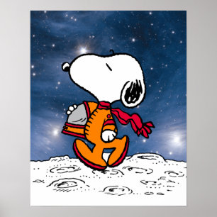 Affiche ESPACE   Snoopy