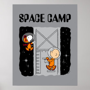 Affiche ESPACE   Snoopy & Charlie Brown