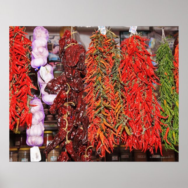 Affiche Espagne, Catalogne, Barcelone, La Boqueria (Devant)