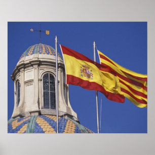 Affiche Espagne, Catalogne, Palau de la Generalitat.