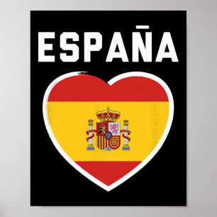 Affiche Espagne Et Espana - Maillot De Footbyll Et De Foot