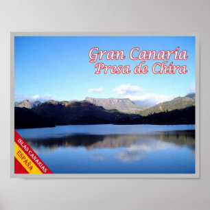 Affiche Espagne - Îles Canaries - Grande Canarie - P