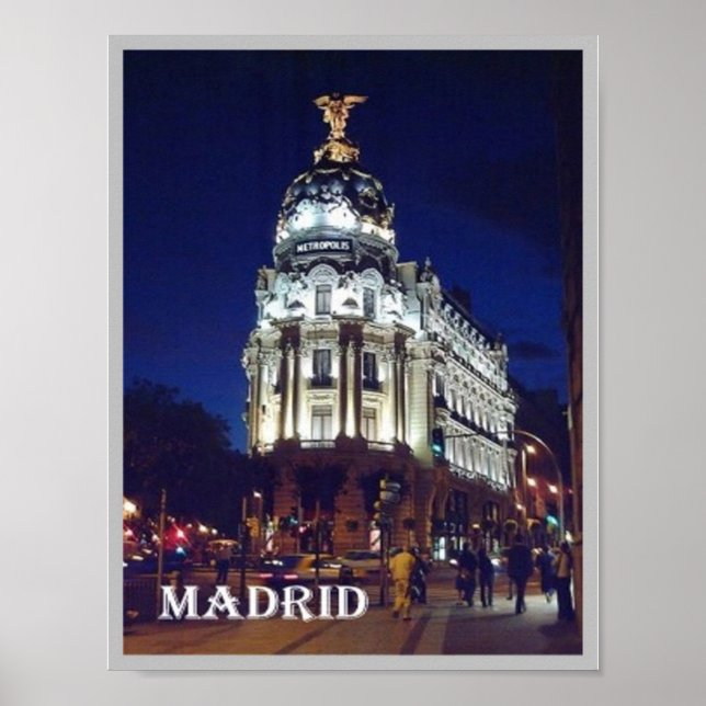 Affiche Espagne - Madrid - Ville (Devant)